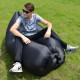 Ламзак Пляжний диван-мішок Чорний Надувний матрац (160х70 см) AIR SOFA CLOUD