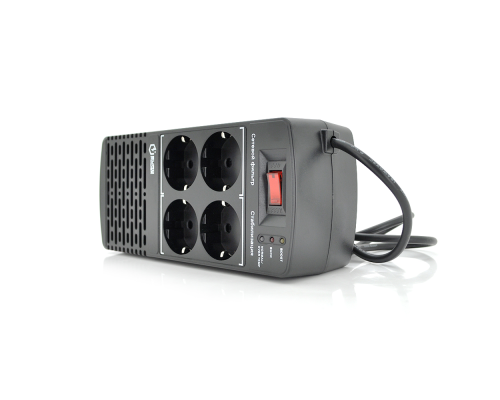 Стабілізатор напруги релейний Europower EPX-804 800VA 400W, input: 184 ~ 276V, output: 220V ± 10%, 4 SHUKO, Q12