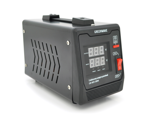 Стабілізатор напруги релейный Green Wave Mauser 500VA (350Вт), 1xShuko, DC140-260V, AC220±8%, BOX, Q4
