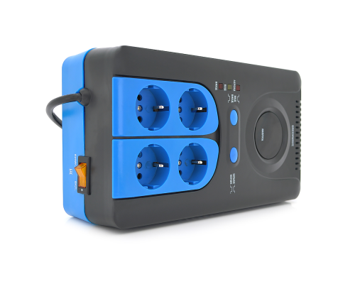 Стабілізатор напруги релейный Green Wave Winchester 1000VA (700Вт), 4xShuko, DC140-260V, AC220±8%, BOX, Q4 Стабілізатор напруги релейный Green Wave Winchester 1000VA (700Вт), 4xShuko, DC140-260V, AC220±8%, BOX, Q4