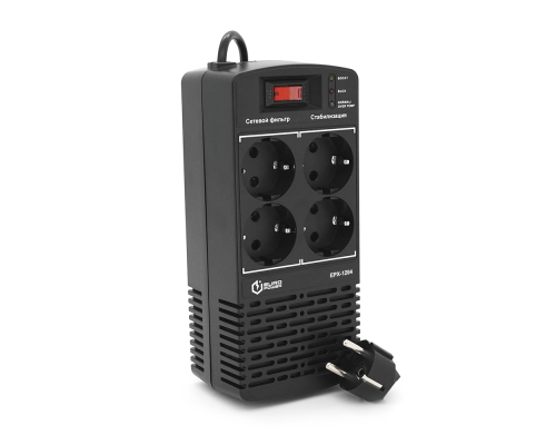 Стабілізатор напруги релейний Europower EPX-1204 1200VA 600W, input:184~276V, output:220V±10%, 4 SHUKO, Q