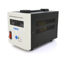 Стабілізатор напруги релейний Conter SVR-1000VA/750W однофазний, напольного монтажу, LED дисплей, DC150-270V, AC230±8%, 2Shuko, Q8