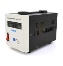 Стабілізатор напруги релейний Conter SVR-1000VA/750W однофазний, напольного монтажу, LED дисплей, DC150-270V, AC230±8%, 2Shuko, Q8
