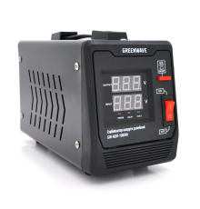Стабілізатор напруги релейный Green Wave Mauser 1000VA (700Вт), 1xShuko, DC140-260V, AC220±8%, BOX, Q4