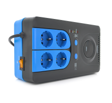 Стабілізатор напруги релейный Green Wave Winchester 1500VA (1050Вт), 4xShuko, DC140-260V, AC220±8%, BOX, Q4