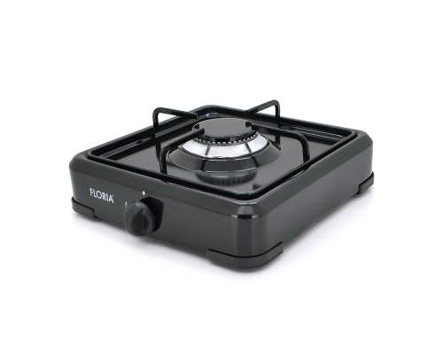 Газова плита Floria ZLN7118, 1 комфорка, Black