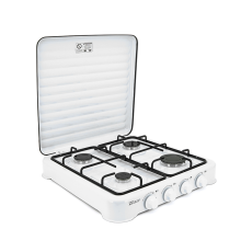 Газова плита Zilan ZLN7079, 4 комфорки, White-Black