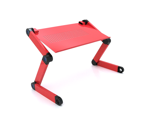 Стіл-підставка для ноутбука Aluminium Laptop Table (420*265), Red, Box