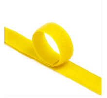 Стяжки на липучці ширина 10мм, рулон 45м, жовті, ціна за рулон