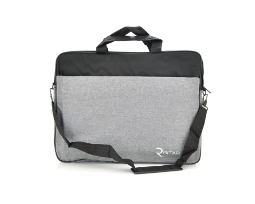 Сумка для ноутбука Ritar 17 "джинсова тканина, Gray-black, Q65