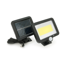 Вуличний ліхтар SL-F100 з сонячною панеллю і датчиком руху, 100LED, Black