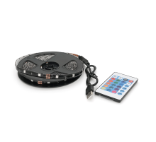 Комплект світлодіодної стрічки 5050 RGB 5 метрів USB+Bluetooth, Box