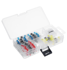 Набор термоусадочних гільз з припоєм Q100 Red 0.5-1.50mm² (35) Blue 1.50-2.50mm² (30)Yellow 4.00-6.00mm² White(25)0.25-0.35mm² (10)