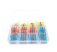 Набор термоусадочних гільз з припоєм Q200 Red 0.5-1.50mm² (50) Blue 1.50-2.50mm² (100)Yellow 4.00-6.00mm² (10)White0.25-0.35mm² (40)
