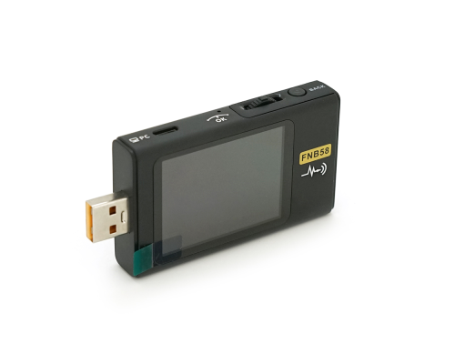 USB тестер Fnirsi FNB58 напруги (4-28V) та струму (0-7A), Box USB тестер Fnirsi FNB58 напруги (4-28V) та струму (0-7A), Box