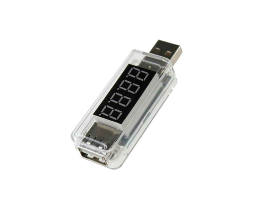 USB тестер Charger Doctor напруги (3-7.5V) і струму (0-2.5A) White