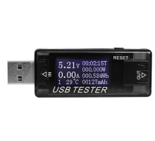 USB тестер Keweisi KWS-MX17 напруги (4-30V) та струму (0-5A), Black