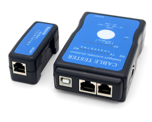 Кабельний тестер Merlion M726ATUSB, RJ-45 + USB, батарейки в комплекті немає