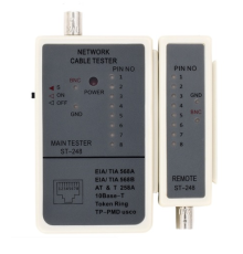 Кабельний тестер Merlion ST-248BNC, RJ-45 + BNC