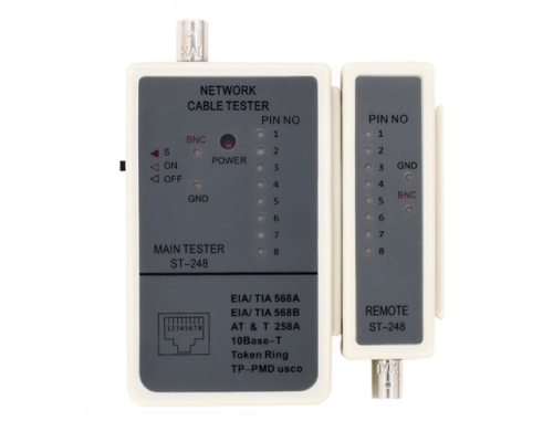 Кабельний тестер Merlion ST-248BNC, RJ-45 + BNC