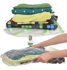 Вакуумний пакет Vacuum Bag для зберігання одягу 80x110 см Прозорі