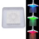 Лійка насадка для душу з LED-підсвіткою RGB світлодіодна, квадратна 150 мм LED Shower head AND XL-902
