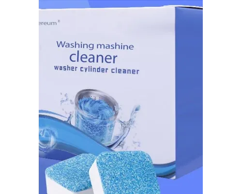 Антибактериальное средство очистки стиральных машин Washing mashine cleaner №2 в шипучих таблетках Антибактериальное средство очистки стиральных машин Washing mashine cleaner №2 в шипучих таблетках