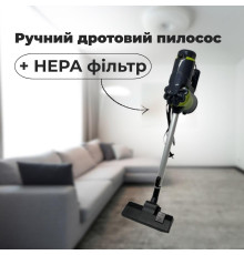 Ручний дротовий пилосос без мішка на 5200 Вт GOLDBERG GB-9904 Вакуумний вертикальний пилосос
