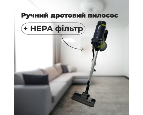 Ручной проводной пылесос без мешка на 5200 Вт GOLDBERG GB-9904 Вакуумный вертикальный пылесос Ручной проводной пылесос без мешка на 5200 Вт GOLDBERG GB-9904 Вакуумный вертикальный пылесос