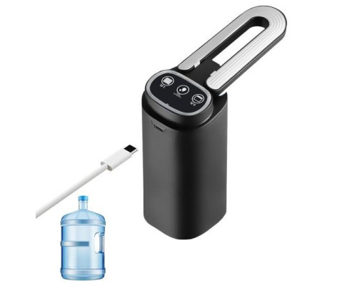 Дозатор для води автоматический насос для бутылок с водой с USB-зарядкой черный XL-1286