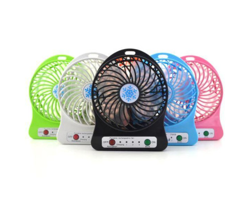 Портативний USB мінівентилятор з акумулятором Portable Mini Fan (настільний) Портативний USB мінівентилятор з акумулятором Portable Mini Fan (настільний)