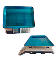 Весы торговые электронные со счетчиком цены ACS KitchenTech KT218 50кг 6V (металл)