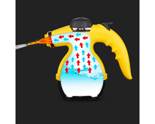 Відпарювач із функцією пароочисника Steam Cleaner DF-A001 (TM-115)/Рожевий відпарювач