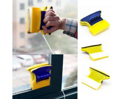 Магнітна щітка для миття вікон із двох сторін Glass Wiper Window Wizard, щітка для вікон, миття вікон Магнітна щітка для миття вікон із двох сторін Glass Wiper Window Wizard, щітка для вікон, миття вікон