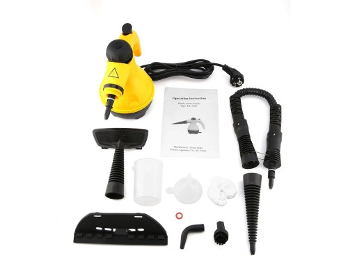 Відпарювач із функцією пароочисника Steam Cleaner DF-A001 (TM-115)/Рожевий відпарювач