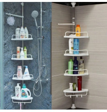 Угловая полка для ванной комнаты Multi Corner Shelf Стойка Стелаж