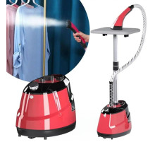 Отпариватель вертикальный для одежды Garment Steamer 2000W Красный Паровой утюг для всех видов ткани Отпариватель вертикальный для одежды Garment Steamer 2000W Красный Паровой утюг для всех видов ткани