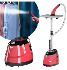 Отпариватель вертикальный для одежды Garment Steamer 2000W Красный Паровой утюг для всех видов ткани