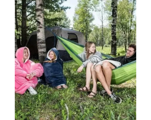 Толстовка — плед із капюшоном HUGGLE HOODIE — BLANKET Фіолетовий, Плед плюшевий, Тепле худі для дому