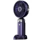 Портативный вентилятор Mini fan XL-880 диаметр 9 см с подставкой для телефона и дисплеем синий