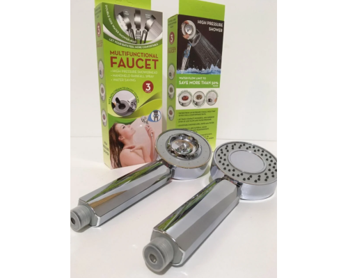 Двусторонняя душевая насадка Multifunctional Faucet, 3 режима полива Двусторонняя душевая насадка Multifunctional Faucet, 3 режима полива