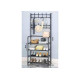 Універсальний вішак для одягу New simple floor clothes rack size 60X29.5X151 см Чорний