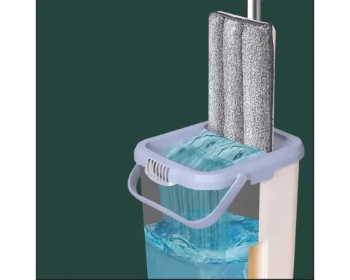 Швабра-лентяйка 5л Hand Free Cleaning Mop 2 в 1 с автоматическим отжимом для уборки Бежевый Швабра-лентяйка 5л Hand Free Cleaning Mop 2 в 1 с автоматическим отжимом для уборки Бежевый