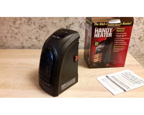Міні нагрівач 400W Handy Heater з пультом, нагрівач електричний тепловентилятор портативний Міні нагрівач 400W Handy Heater з пультом, нагрівач електричний тепловентилятор портативний