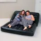 Двуспальный надувной диван трансформер Bestway 75056 с электронасосом 188 х 152 х 64 см Черный