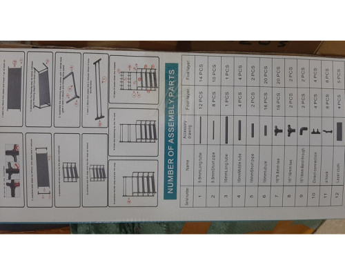 Універсальний вішак для одягу New simple floor clothes rack size 60X29.5X151 см Чорний