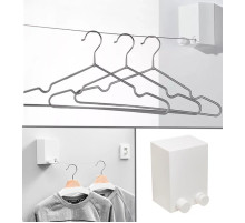 Сушарка для речей Japanese clothesline, Біла автоматична мотузка для білизни — настінна сушарка 4.2 м
