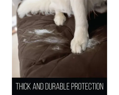 Двусторонняя накидка на диван Couch Coat коричневого цвета Чехол для мебели водонепроницаемый Двусторонняя накидка на диван Couch Coat коричневого цвета Чехол для мебели водонепроницаемый