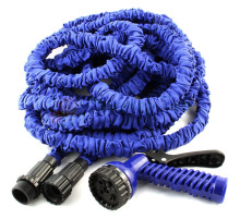 Шланг для полива X HOSE 30 м с распылителем, садовый шланг, поливочный шланг для сада СИНИЙ Шланг для полива X HOSE 30 м с распылителем, садовый шланг, поливочный шланг для сада СИНИЙ