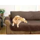 Двусторонняя накидка на диван Couch Coat коричневого цвета Чехол для мебели водонепроницаемый